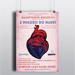 CN Experyment - plakat na event - format A2